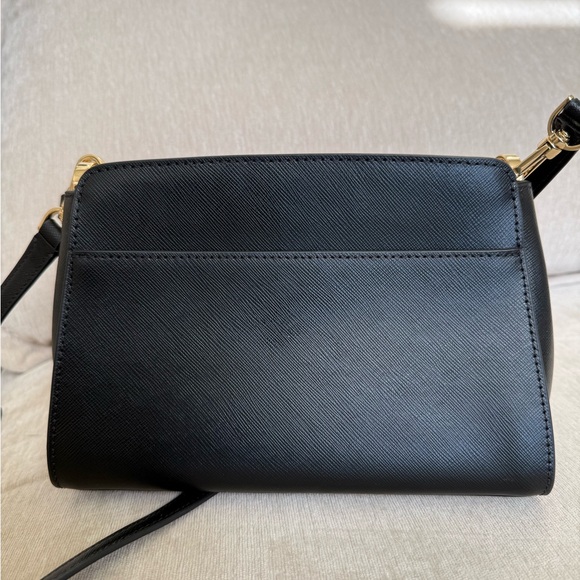 Kate Spade Top Handle Madison Satchel Black Leather Crossbody Bag MWOT - Picture 5 of 9
